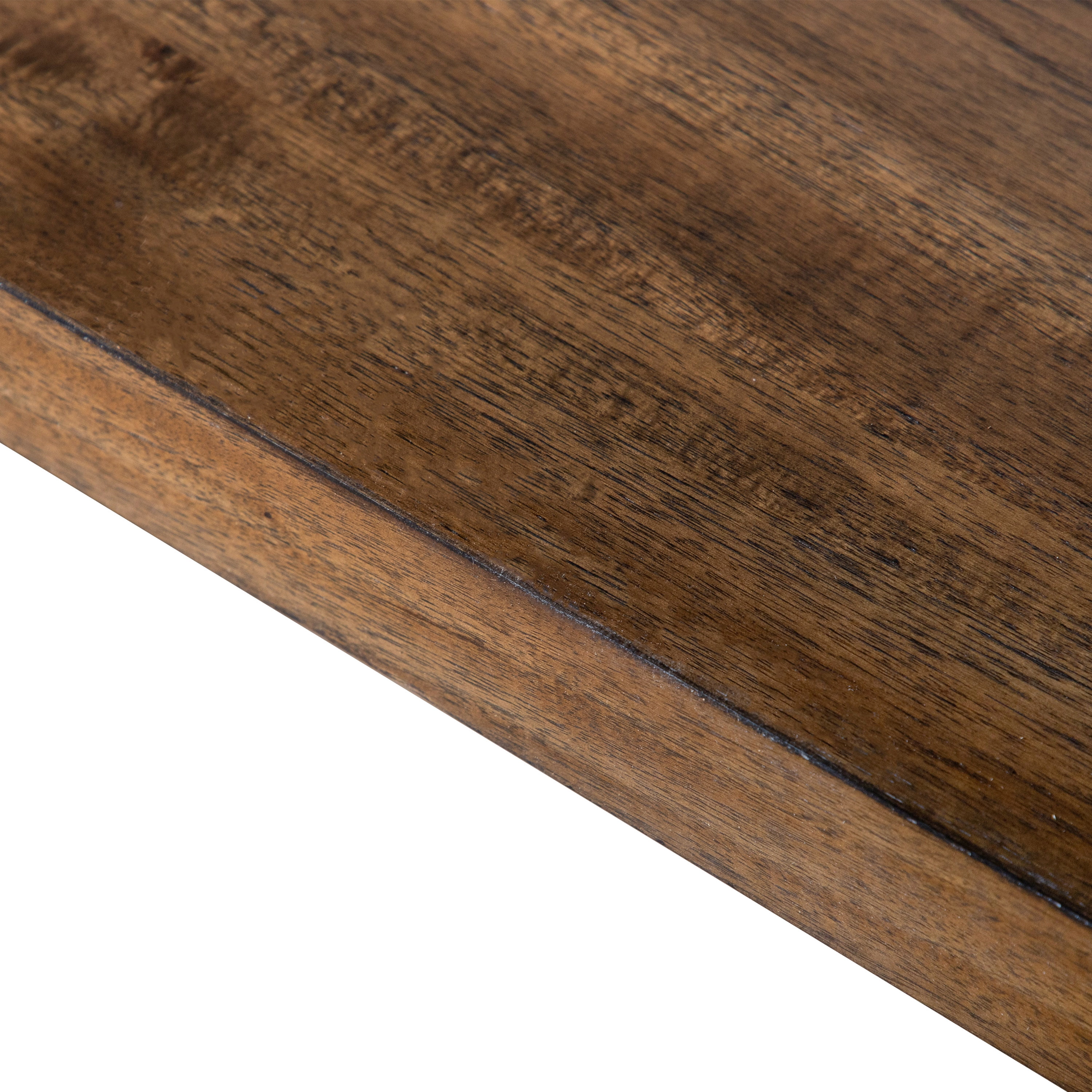 Furniture of America Trevor 72" Trestle Base Dining Table, Brown