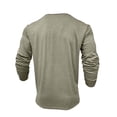thumbnail image 4 of zbxnLI Men's Buttons T-Shirts Classic Long Sleeve Shirts Lightweight Casual Basic Tees Fall Winter Clothes, 4 of 8