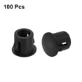 thumbnail image 3 of Tapones para agujeros negros 100pcs 1/4" tapones de plástico para agujeros redondos tipo flush para muebles, armarios, máquinas, ferretería, postes de cercas, tuberías, 3 of 7