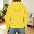 thumbnail image 5 of UDAUDU Women Y2K Hoodie Casual Fleece Oversized Sweatshirts with Pockets Trendy Pullover Sweaters Fall Cute Hoodies Yellow XL, 5 of 5