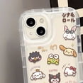 thumbnail image 5 of Sanrio Hello Kitty Cinnamoroll Phone Case For iPhone 15 14 13 12 11 Pro Max Mini X XR XS 7 8Plus Soft Silicone Transparent Cover RJ, 5 of 5