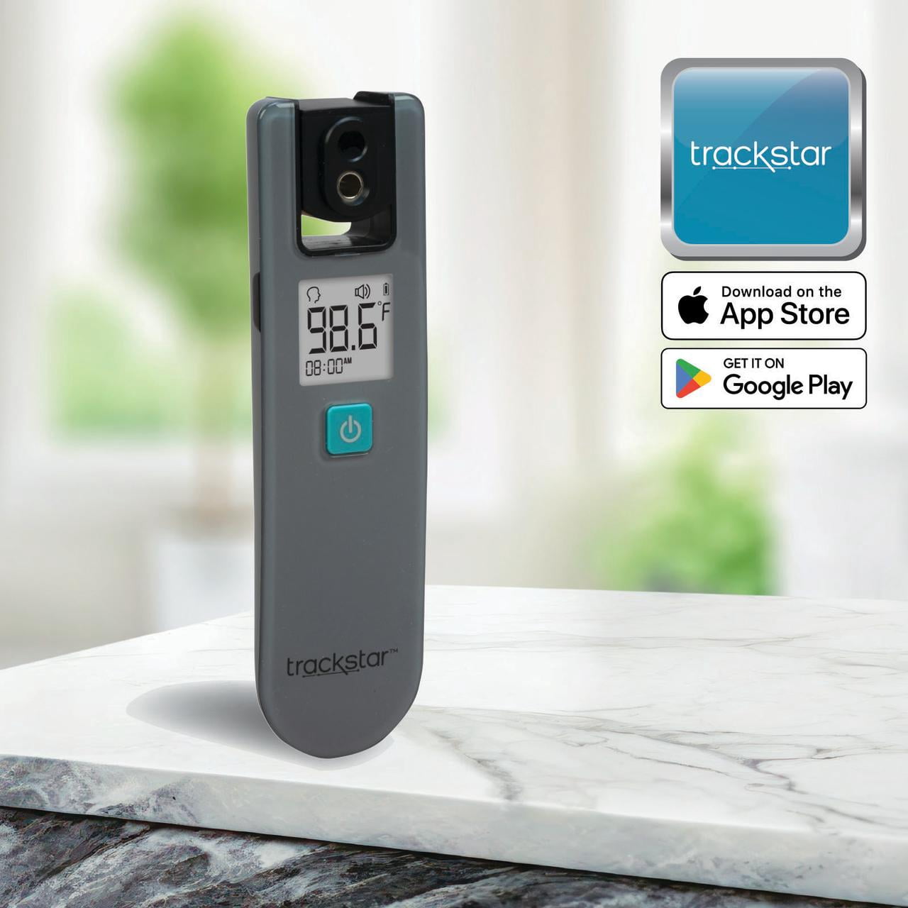 Trackstar Infrared Rotating Thermometer | Monitoring App | Measure, Track, Share