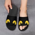 thumbnail image 6 of GZHJMY Stylish Slides for Women Men, Monster Eyes Cartoon Soft Flexible Slip-on Sandals Slippers, 6 of 7