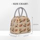 thumbnail image 2 of Disketp Cartoon Squirrel Bolsa Térmica para Almuerzo, Lonchera con Abertura Amplia y Gran Capacidad, Organizador Reutilizable para Mujeres, Hombres y Adultos, 2 of 6