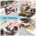 thumbnail image 2 of Yayeee 6 Pack Kitchen Dishcloths for Washing Dishes Soft Absorbent Microfiber Towels, White Lucky Cat, 2 of 9