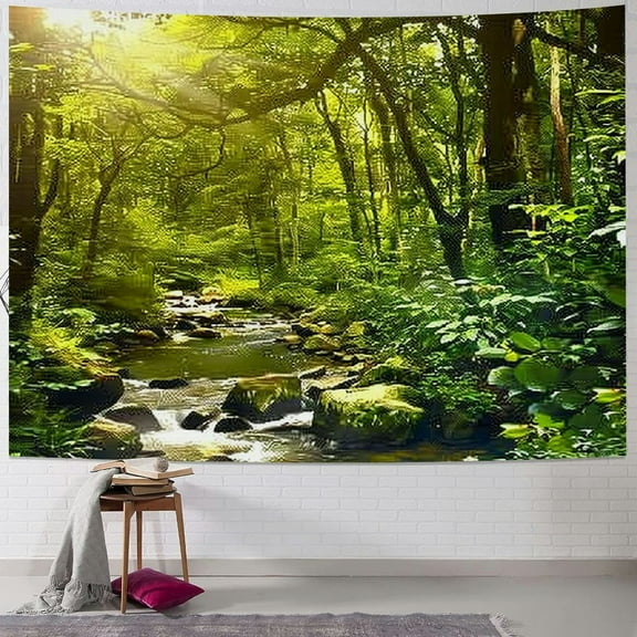PRATYUS Forest Tapestry Home Decor Landscape Tapestry Living Room Bedroom Decoration Tapestry Magic Tapestry Curtain Painting