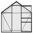 thumbnail image 2 of vidaXL Greenhouse Anthracite Aluminium 1.33 m², 2 of 5