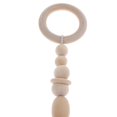thumbnail image 4 of Anillos no madera para el desarrollo del bebé DIY, de silicona, juguete para cochecito, artesanías CUTICAT Juguete mordedor de anillos de madera, 4 of 8