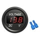 thumbnail image 2 of Medidor de voltaje del voltímetro del panel digital impermeable D1 para el carro del yate del barco del coche ATV, 2 of 7