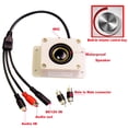 thumbnail image 4 of 2X Dispositivo de Altavoz de Micrófono para Cámara de Seguridad Impermeable Al Aire Libre, 4 of 5