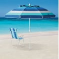 Mainstays 6 feet Beach Umbrella, Portable, Vented Canopy, UV Protection