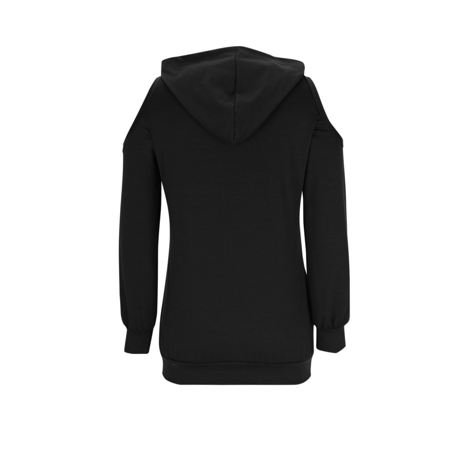 BSDJILFG Cold Shoulder Sweaters for Women Bell Sleeve Knitting Cotton Top High Neck Backless Soft Cozy Loose Blouses