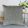 thumbnail image 2 of Btomtd 16" x 16" Square Cushion Pillow Covers, Plush Decorative Throw Pillow Covers for Sofa, Cozy Living Room and Bedroom Winter Pillow Cases, Dark Gray, 2 of 6