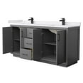 thumbnail image 6 of Wyndham Collection WCF111172DGBC2UNSMXX Icon 72" Free Standing Double Basin Vanity Set -, 6 of 7
