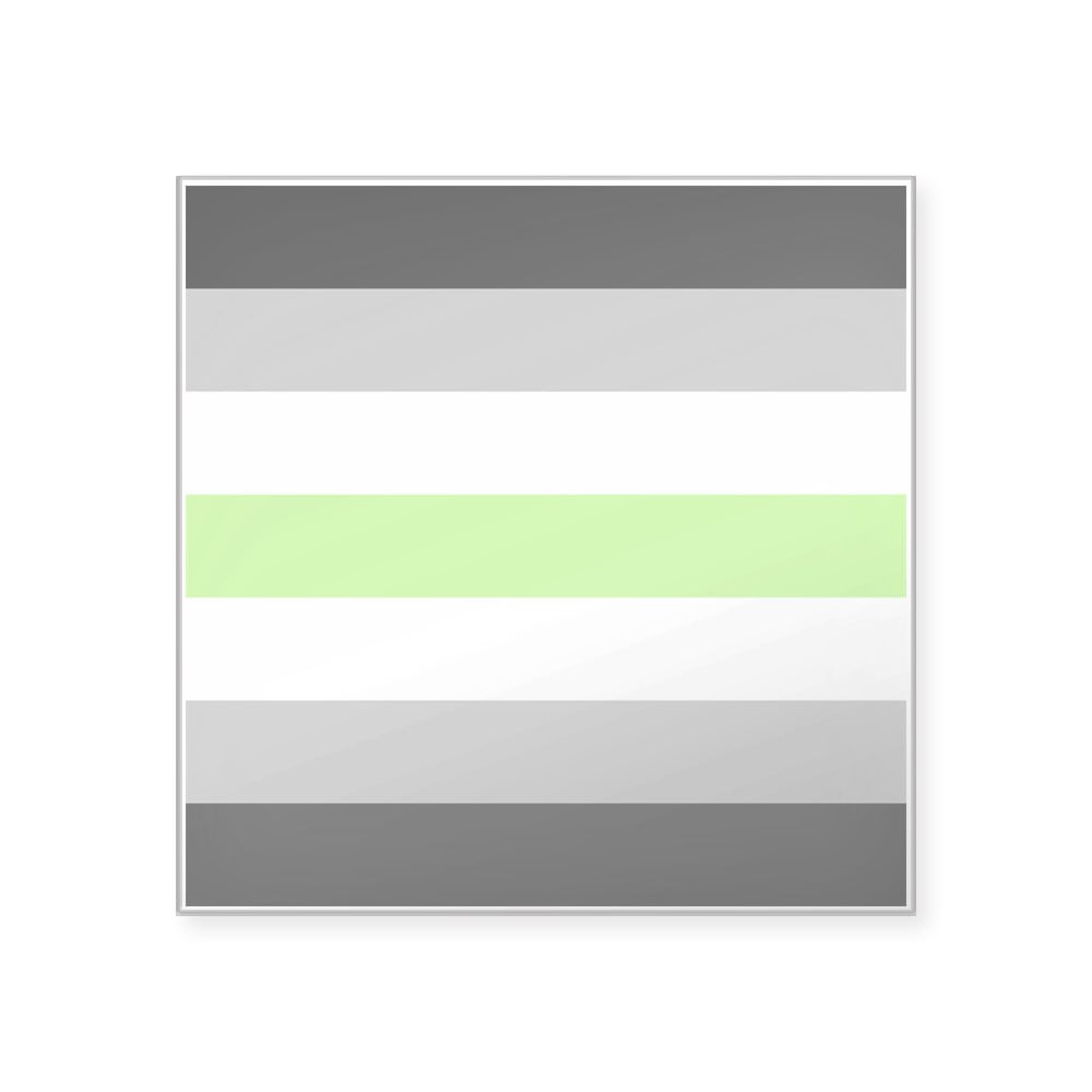 Cafepress Agender Pride Flag Square Sticker 3 X 3 Square Sticker 3 X 3 Walmart Com