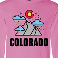thumbnail image 4 of Inktastic Colorado Mountains and Clouds Long Sleeve T-Shirt, 4 of 5
