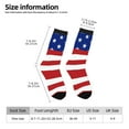 thumbnail image 3 of Women'S Novelty Funny Crew Socks Men'S Baseball Lace Flag Design Socks, 3 of 7