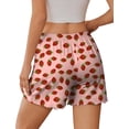 thumbnail image 3 of Ekouaer Pajama Shorts for Women Cute Comfy Sleep Shorts Soft Casual Elastic Waist Pj Short with Pockets, 3 of 7
