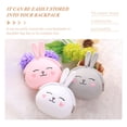 thumbnail image 2 of SHISUYAN 2pcs Silicone Pouch Purse Wallet Multifunction Cartoon Bunny Short Coin Purse, 2 of 9