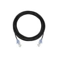 thumbnail image 4 of Monoprice Cat6A Ethernet Network Patch Cable - 25 Feet - Black (10 Pack) Snagless RJ45, Stranded, 550Mhz, UTP, Pure Bare Copper Wire, 10G, 30AWG - SlimRun Series, 4 of 5