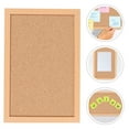 thumbnail image 3 of 1 Set Cork Board Message Display Board Message Board Photo Board for Office School, 3 of 8