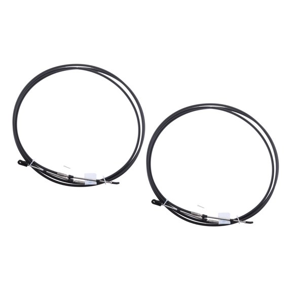 2x 8-26ft Long Marine Throttle Control Cable for , Bike, Motor, Bike Motocross, Fits for Outboard, 15Sizes