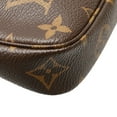 thumbnail image 6 of Pre-Owned Louis Vuitton Monogram Mini Pochette Accessoires Chain Pouch M58009 Brown... (Good), 6 of 14