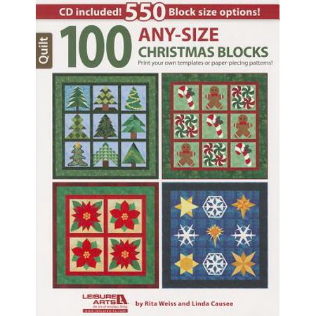 100 Any Size Christmas Blocks - 
