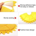 thumbnail image 3 of (S) Dog Cat Anti-Bite Collars Adjustable Protection Comfy Cone Recovery Collar for Dogs and Cat with Cute Yellow Sunflower Pattern, 3 of 5