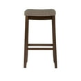 thumbnail image 3 of Riverbay Furniture Rubberwood Brown Bar Stool Backless 32.25" Unassembled, 3 of 9