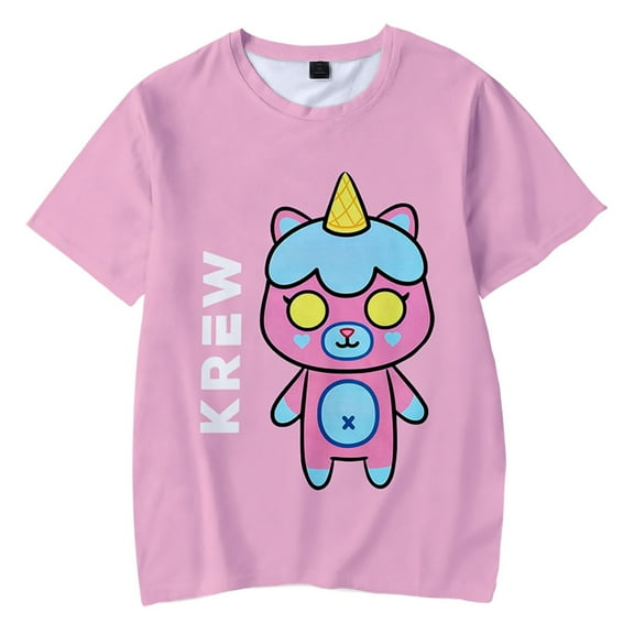 ItsFunneh Krew District T-shirt Unisex Crewneck Short Sleeve Tee Casual Women Men Tops