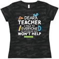 thumbnail image 3 of Inktastic Dear Teacher I Talk to Everyone so Moving My Seat Won't Help Women's T-Shirt, 3 of 5