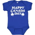 thumbnail image 3 of Inktastic Happy Canada Day with Distressed Maple Leaves Boys or Girls Baby Bodysuit, 3 of 5