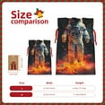 thumbnail image 3 of Naloa Astronaut Cosmic Rainbow Drawstring Christmas Bags, 3D Xmas Gift Bags, Christmas Wrapping Bags, Xmas Goodie Bags, Treat Pouch Bags, Party Favor Bags-Medium, 3 of 9