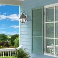 thumbnail image 3 of Livex Lighting Exeter 2 Light Outdoor Wall Lantern in Charcoal, 3 of 10