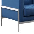 thumbnail image 4 of Fauteuil Andre LCAN1BLUE Contemporain, Tissu Bleu, 4 of 5