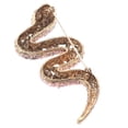 thumbnail image 2 of Large Crystal Snake Brooch, 2 of 2