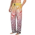 thumbnail image 6 of Salouo Leopard Skins And Heads Print Pajama Pants for Men, Lounge Pants Elastic Waistband Casual Men's sleepwear Loungewear Sleep Pajama Pant -Medium, 6 of 7