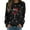 Black, variant on Gkeoshab Womens Christmas Sweatshirt Women's Basic Solid Color Crewneck Sweatshirt - Long Sleeve Round Neck Pullover Top for Everyday Casual Comfort and Layering Essentials Black S
