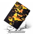 thumbnail image 5 of Mantto iPad 10th Generation Case 10.9", Cute Patterned Slim Multi-Angle Viewing Folio Magnetic Stand Wallet Card Slot with Auto Sleep Wake Smart Cover for 10.9” iPad 10th Gen 2022, Gold Butterfly, 5 of 8