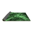 thumbnail image 2 of Ahgly Company Indoor Round Oriental Emerald Green Industrial Area Rugs, 7' Round, 2 of 4