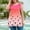 Red, variant on Juslio Womens Tank Tops Gradient Summer Plus Size Tank Tops,Print Loose Breathable Tank Top