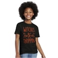 thumbnail image 5 of Halloween Witches Be Trippin Pun Girls Kids T Shirt Tees Teen Brisco Brands X, 5 of 6