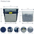 thumbnail image 2 of Raisingwell Dog Treat Pouch with Magnetic Closure 4-Cup Silicone Bag Fanny Pack Holder with Clicker 4 Ways to Wear Front Pocket Fits All Phones Ideal for Leash, Pet Walking and Training（Blue）, 2 of 5
