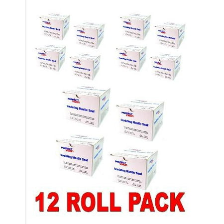 12 Rolls Mastic Tape Seal SureSeal Compound 3 3/4
