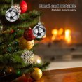 thumbnail image 4 of 6 Adornos Navideños de Bolas de Plástico Delicadas, Bolas Festivas Colgantes para Decoración del Hogar, Árbol de Navidad y Fiestas (Fútbol), 4 of 7