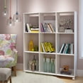 thumbnail image 1 of Manhattan Comfort 9 Cubby Natal Bookcase in White, 1 of 3