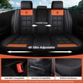 thumbnail image 6 of OTOEZ Diamond Pattern Leather Car Seat Covers, Full Coverage 5-Seat Set, Universal Fit for Cars SUVs Trucks, Waterproof & Airbag Compatible, 6 of 6
