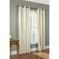 thumbnail image 6 of Winmate Insulated Cotton Grommet Curtain Panel - Pair each 40" x 95" in Natural, 6 of 6