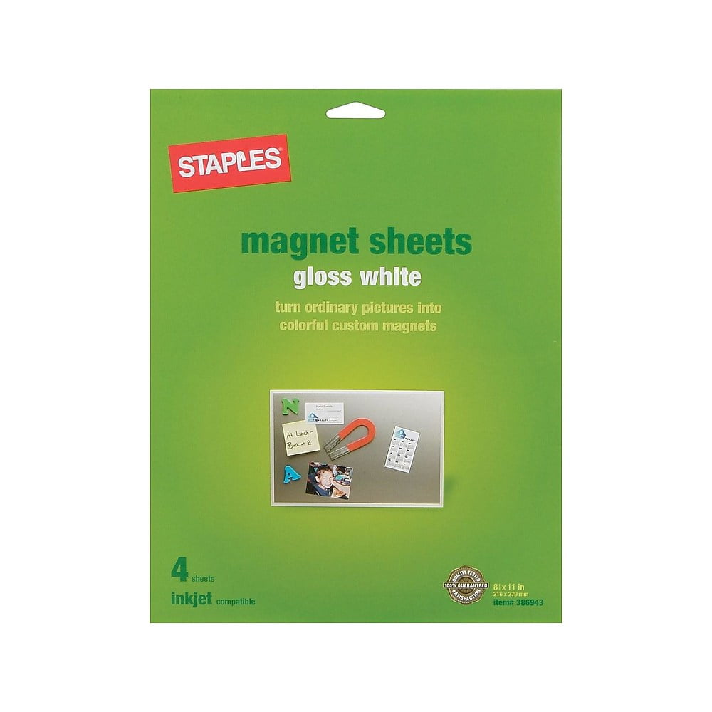 Staples Magnetic Glossy Photo Paper 8 5 X 11 4 Pack 34747 Cc Walmart Com Staples Magnetic Glossy Photo Paper 8 5 X 11 4 Pack 34747 Cc Walmart Com